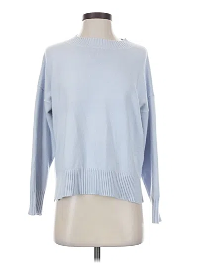 Pre-owned French Connection Turtleneck Sweater In Blue