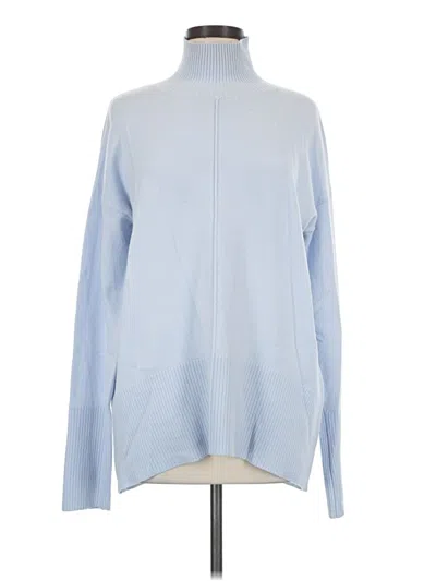 Pre-owned French Connection Turtleneck Sweater In Blue
