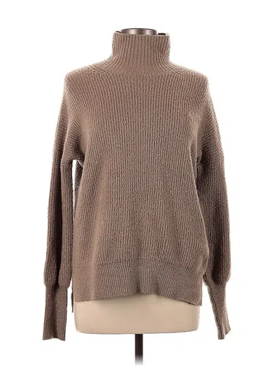 Pre-owned French Connection Turtleneck Sweater In Brown