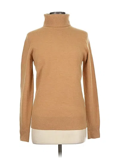 Pre-owned French Connection Turtleneck Sweater In Brown