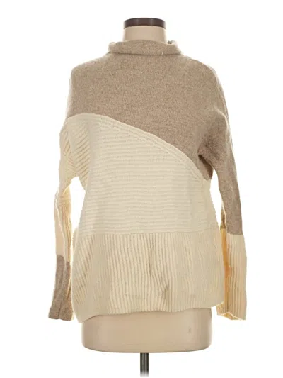 Pre-owned French Connection Turtleneck Sweater In Brown