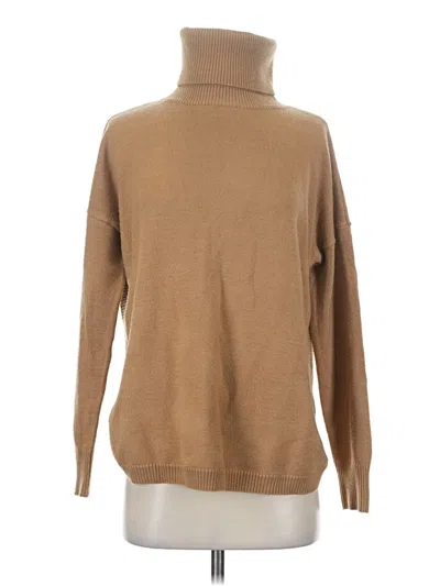 Pre-owned French Connection Turtleneck Sweater In Brown