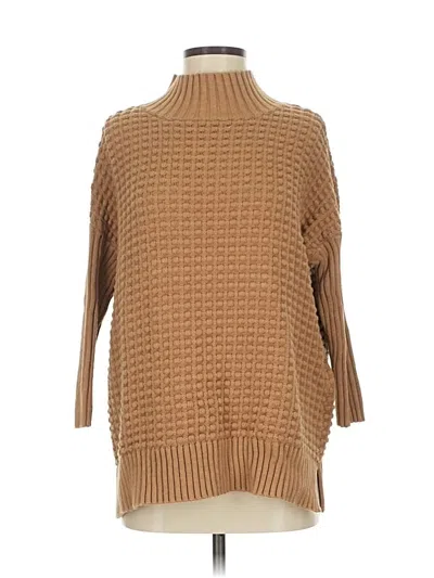 Pre-owned French Connection Turtleneck Sweater In Brown
