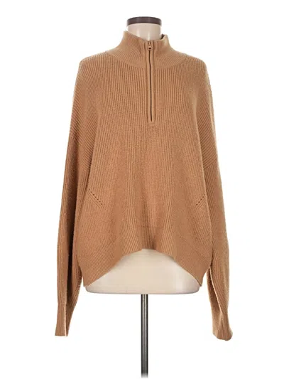 Pre-owned French Connection Turtleneck Sweater In Brown