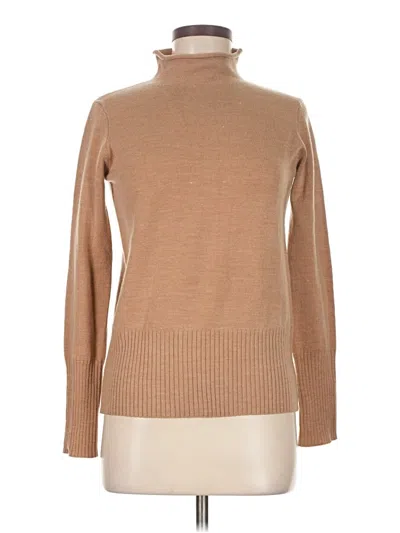 Pre-owned French Connection Turtleneck Sweater In Brown