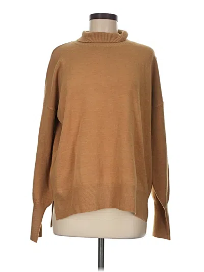Pre-owned French Connection Turtleneck Sweater In Brown