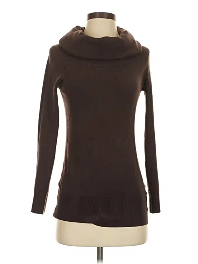 Pre-owned French Connection Turtleneck Sweater In Brown