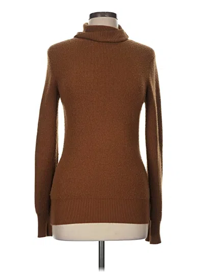 Pre-owned French Connection Turtleneck Sweater In Brown