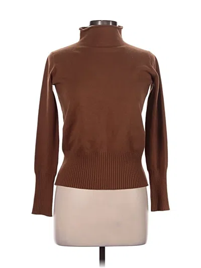 Pre-owned French Connection Turtleneck Sweater In Brown