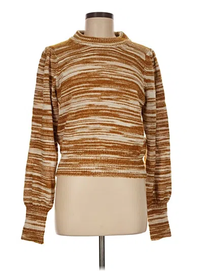 Pre-owned French Connection Turtleneck Sweater In Brown