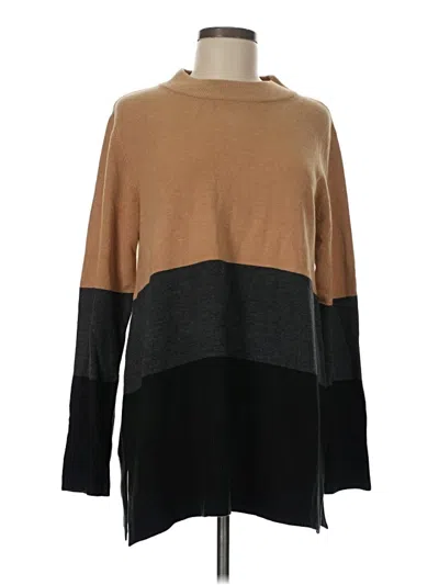 Pre-owned French Connection Turtleneck Sweater In Brown