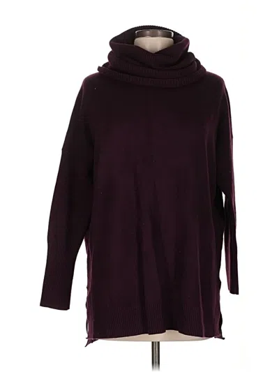 Pre-owned French Connection Turtleneck Sweater In Burgundy