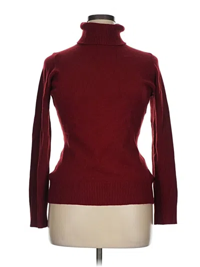 Pre-owned French Connection Turtleneck Sweater In Burgundy