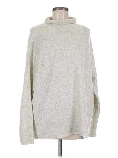 Pre-owned French Connection Turtleneck Sweater In Gray