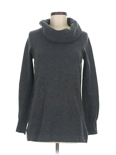 Pre-owned French Connection Turtleneck Sweater In Gray