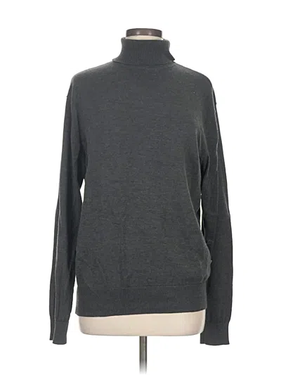 Pre-owned French Connection Turtleneck Sweater In Gray