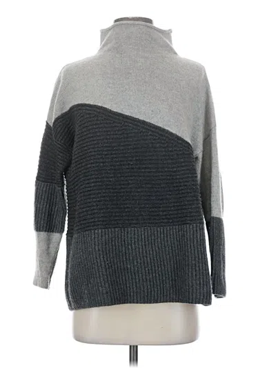Pre-owned French Connection Turtleneck Sweater In Gray