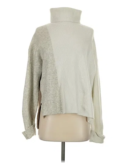 Pre-owned French Connection Turtleneck Sweater In Gray