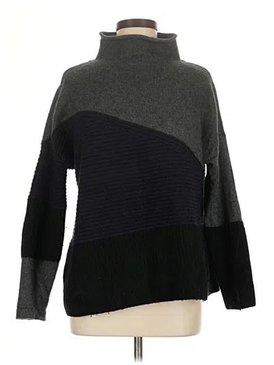 Pre-owned French Connection Turtleneck Sweater In Gray