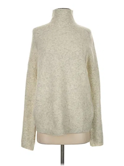 Pre-owned French Connection Turtleneck Sweater In Gray
