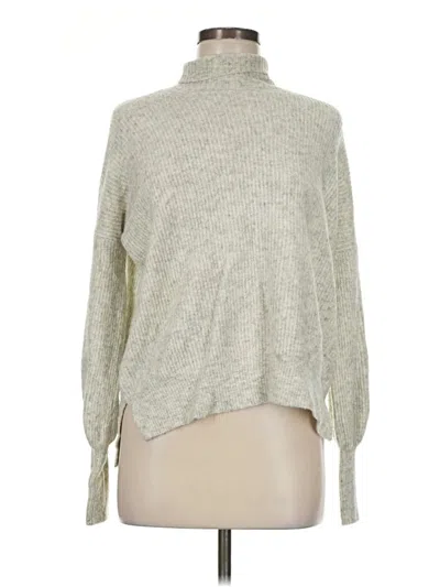 Pre-owned French Connection Turtleneck Sweater In Gray