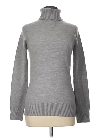 Pre-owned French Connection Turtleneck Sweater In Gray