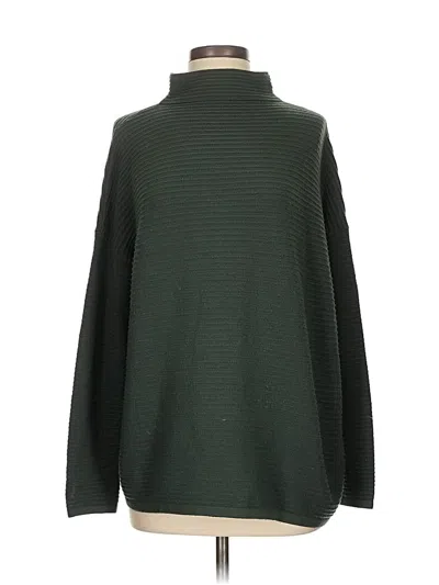 Pre-owned French Connection Turtleneck Sweater In Green
