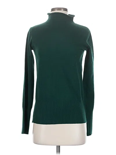 Pre-owned French Connection Turtleneck Sweater In Green