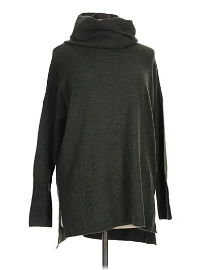 Pre-owned French Connection Turtleneck Sweater In Green