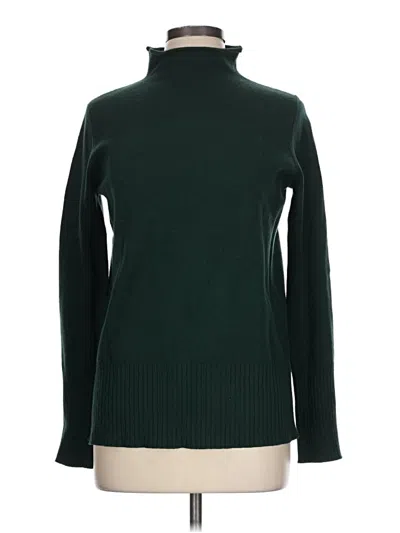 Pre-owned French Connection Turtleneck Sweater In Green