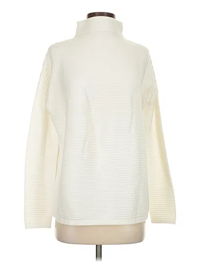 Pre-owned French Connection Turtleneck Sweater In Ivory