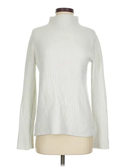 Pre-owned French Connection Turtleneck Sweater In Ivory