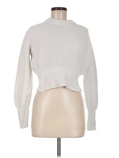 Pre-owned French Connection Turtleneck Sweater In Ivory