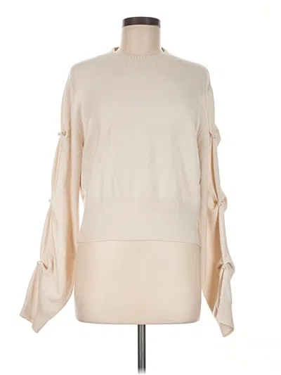 Pre-owned French Connection Turtleneck Sweater In Ivory