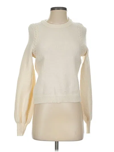 Pre-owned French Connection Turtleneck Sweater In Ivory