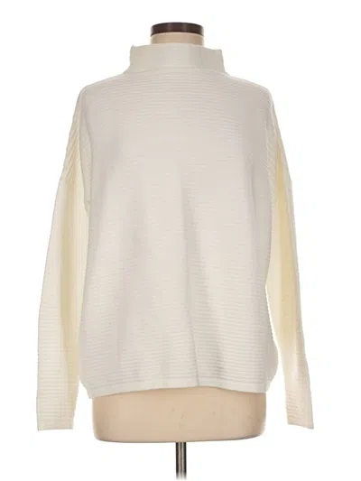 Pre-owned French Connection Turtleneck Sweater In Ivory