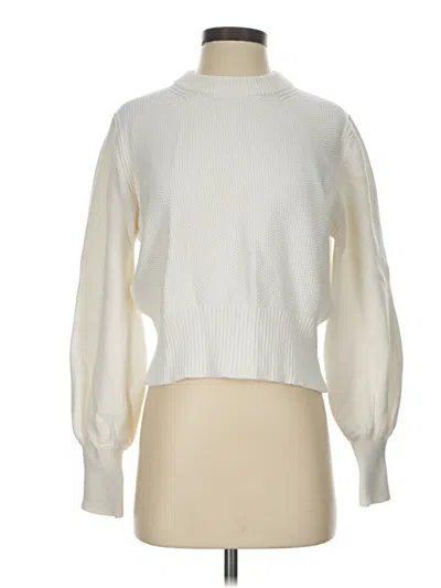 Pre-owned French Connection Turtleneck Sweater In Ivory