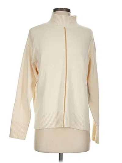 Pre-owned French Connection Turtleneck Sweater In Ivory