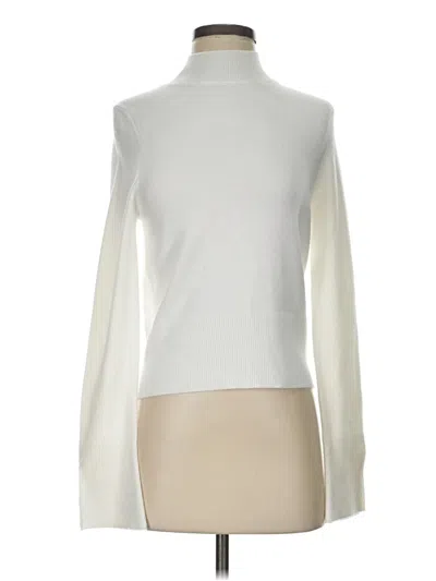 Pre-owned French Connection Turtleneck Sweater In Ivory