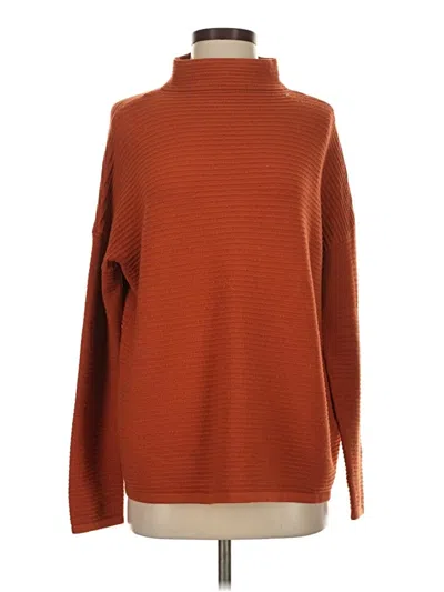 Pre-owned French Connection Turtleneck Sweater In Orange