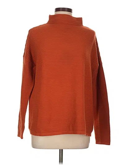 Pre-owned French Connection Turtleneck Sweater In Orange