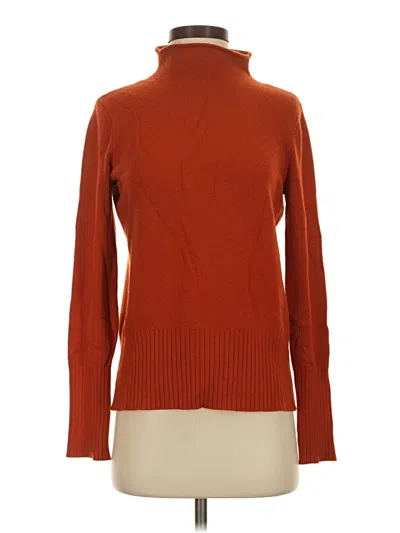 Pre-owned French Connection Turtleneck Sweater In Orange