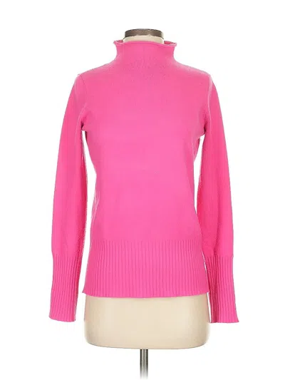 Pre-owned French Connection Turtleneck Sweater In Pink