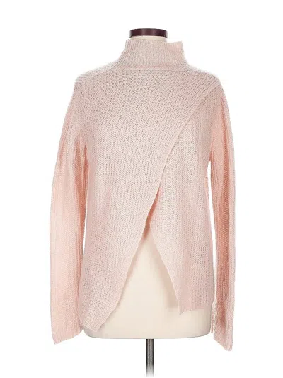 Pre-owned French Connection Turtleneck Sweater In Pink