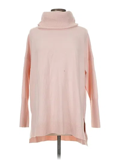Pre-owned French Connection Turtleneck Sweater In Pink