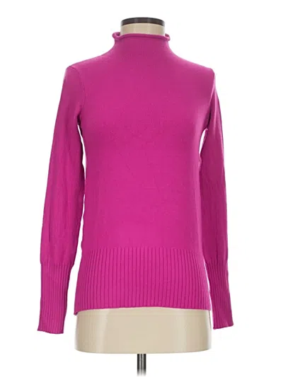 Pre-owned French Connection Turtleneck Sweater In Pink
