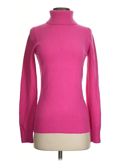 Pre-owned French Connection Turtleneck Sweater In Pink