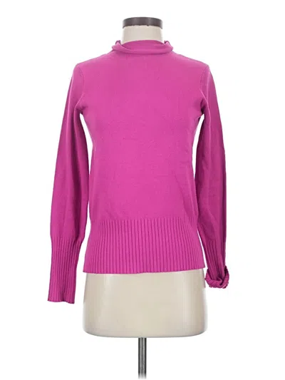 Pre-owned French Connection Turtleneck Sweater In Pink
