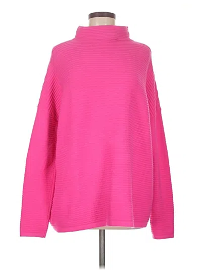Pre-owned French Connection Turtleneck Sweater In Pink