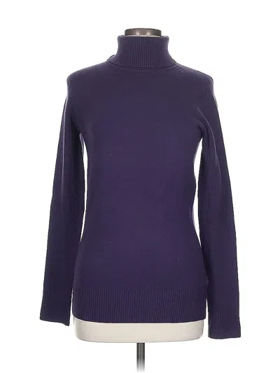 Pre-owned French Connection Turtleneck Sweater In Purple